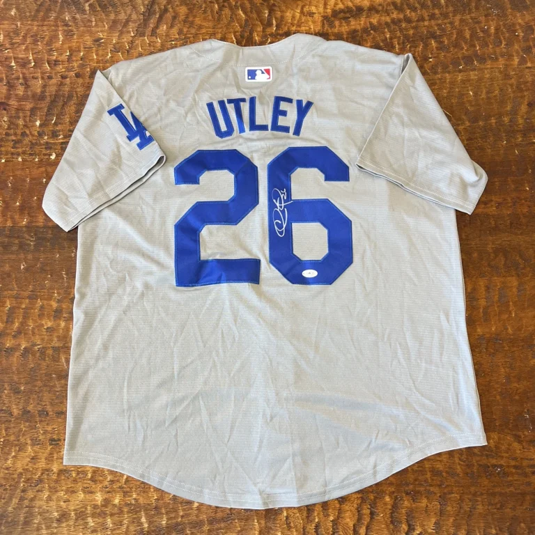 Chase Utley Signed Los Angeles Dodgers Jersey JSA Coa Autographed