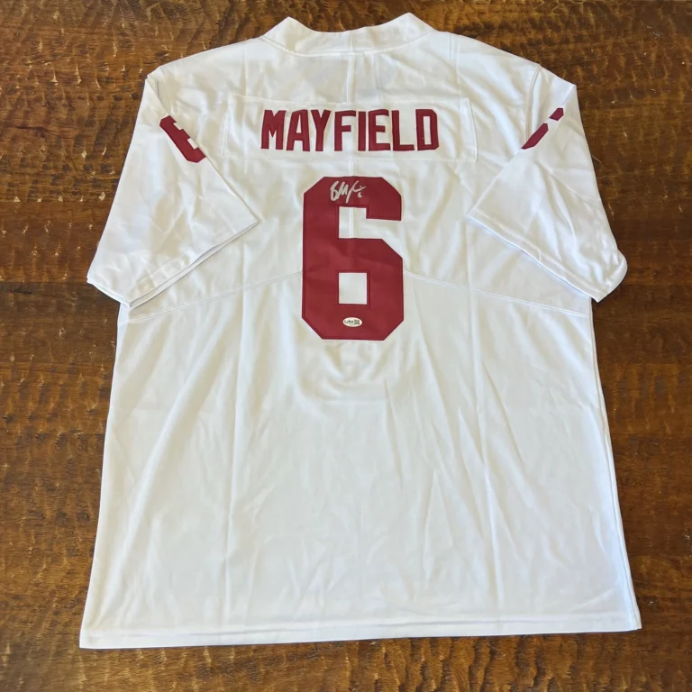 Baker Mayfield Signed Oklahoma Sooners Jersey JSA Coa Autographed
