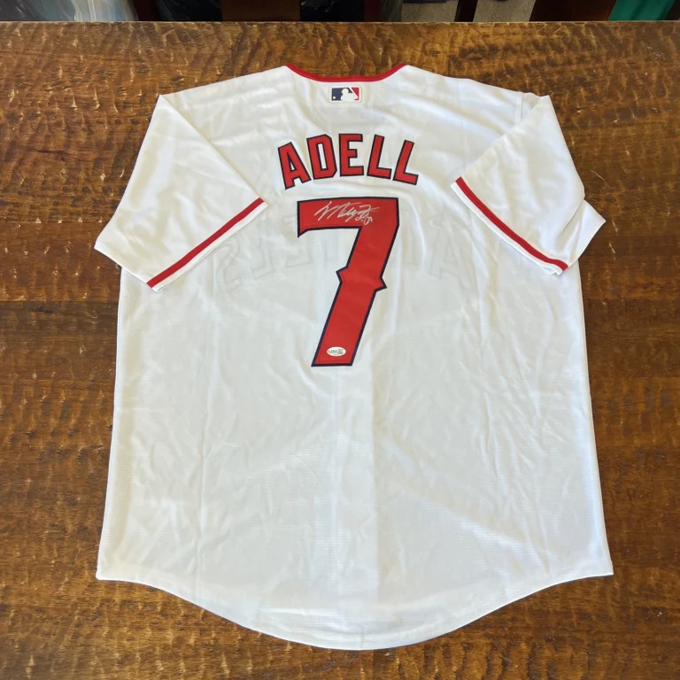 Jo Adell Signed Los Angeles Angels Jersey JSA Coa Autographed