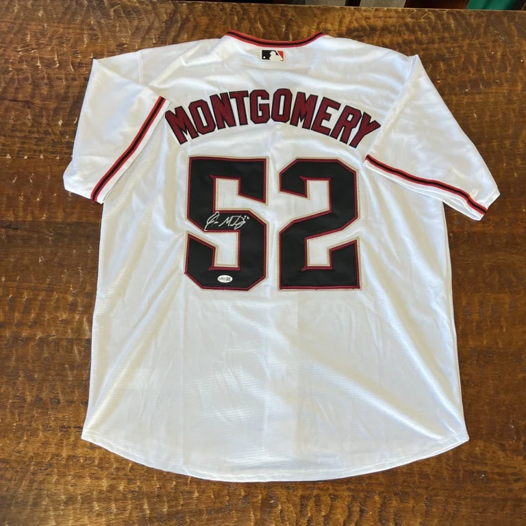 Jordan Montgomery Signed Arizona Diamondbacks Jersey JSA Coa Autographed