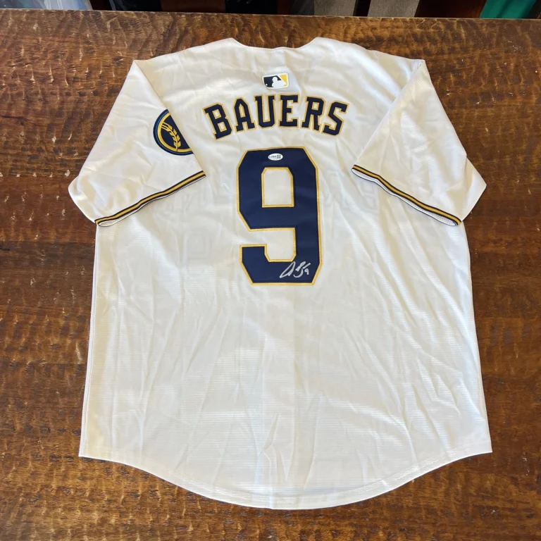 Jake Bauers Signed Milwaukee Brewers Jersey JSA Coa Autographed
