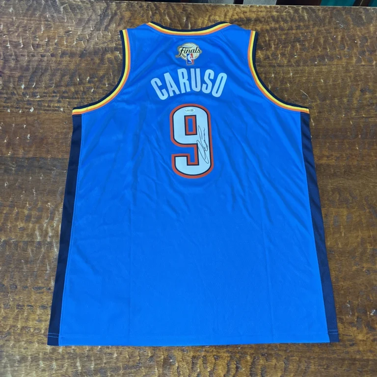 Alex Caruso Signed Oklahoma City Thunder Jersey JSA Coa Autographed