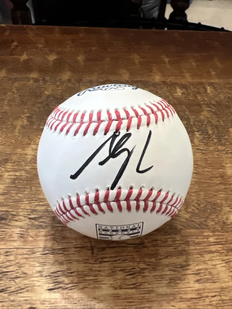 Austin Reaves Signed Hall Of Fame Baseball JSA Coa Autographed Lakers