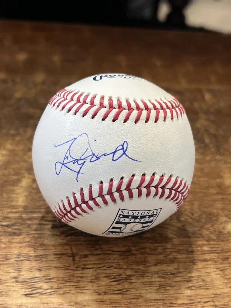 Larry David Signed Hall Of Fame Baseball JSA Coa Autographed Seinfeld