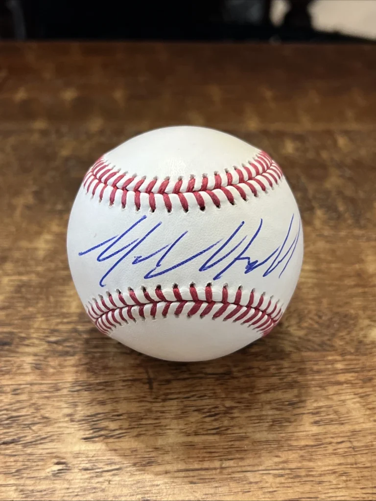 Mike Macdonald Signed Baseball JSA Coa Autographed Seattle Seahawks