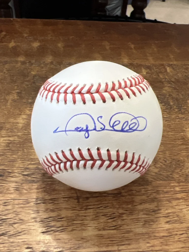 Gary Sheffield Signed Major League Baseball JSA Coa Autographed Braves Yankees