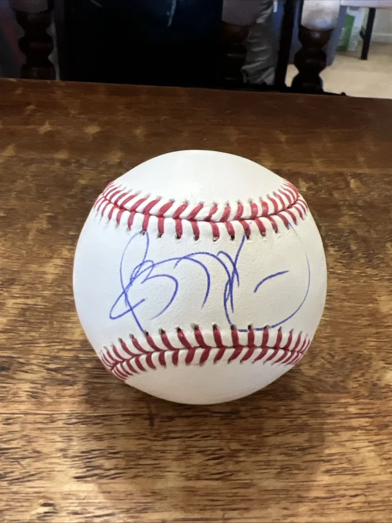 Jerome Bettis Signed Baseball JSA Coa Pittsburgh Steelers Autographed