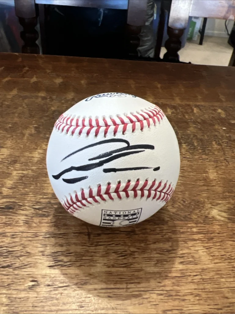 Alex Caruso Signed Hall Of Fame Baseball JSA Coa Autographed Thunder