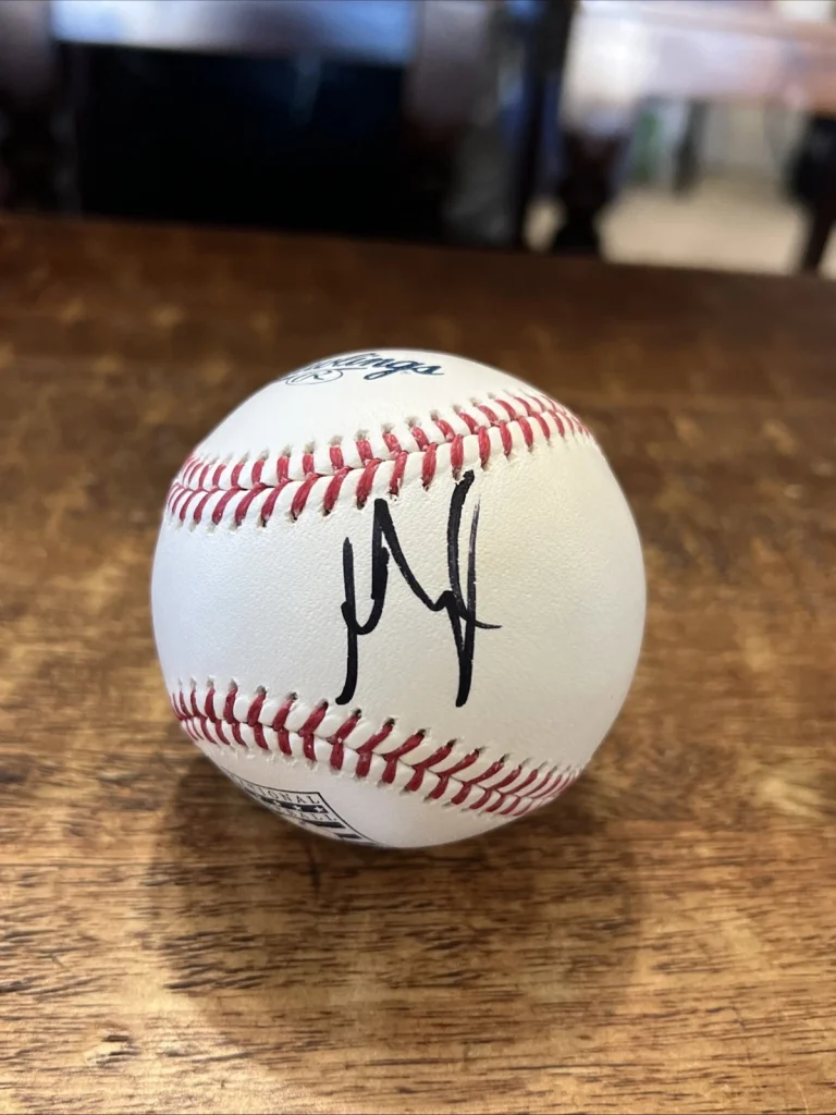 Austin Reaves Signed Hall Of Fame Baseball JSA Coa Autographed Lakers