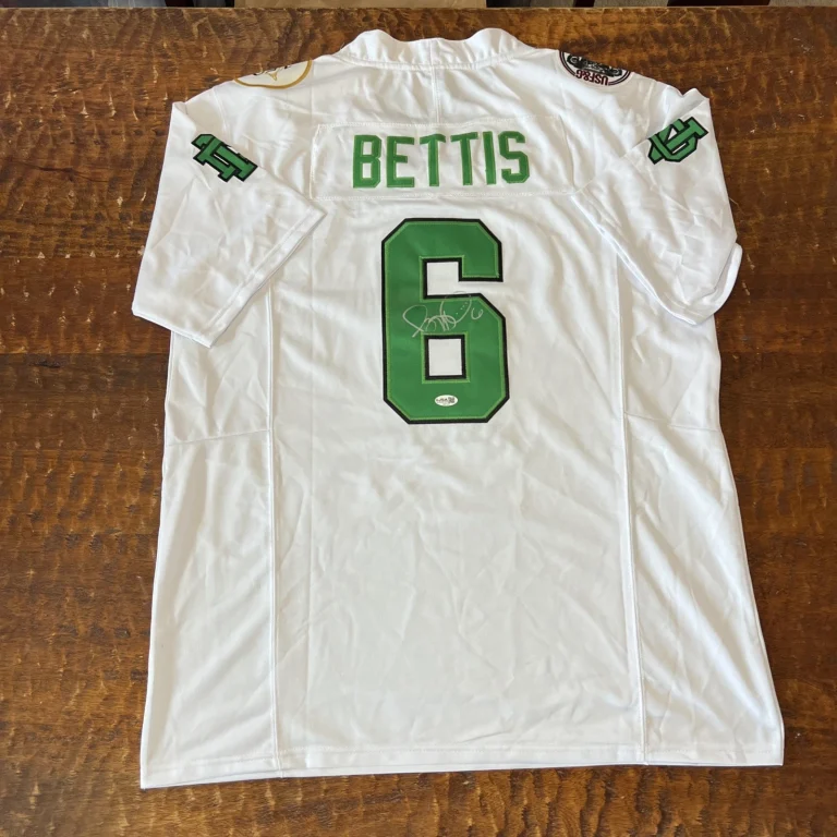 Jerome Bettis Signed Notre Dame Fighting Irish Jersey JSA Coa Autographed