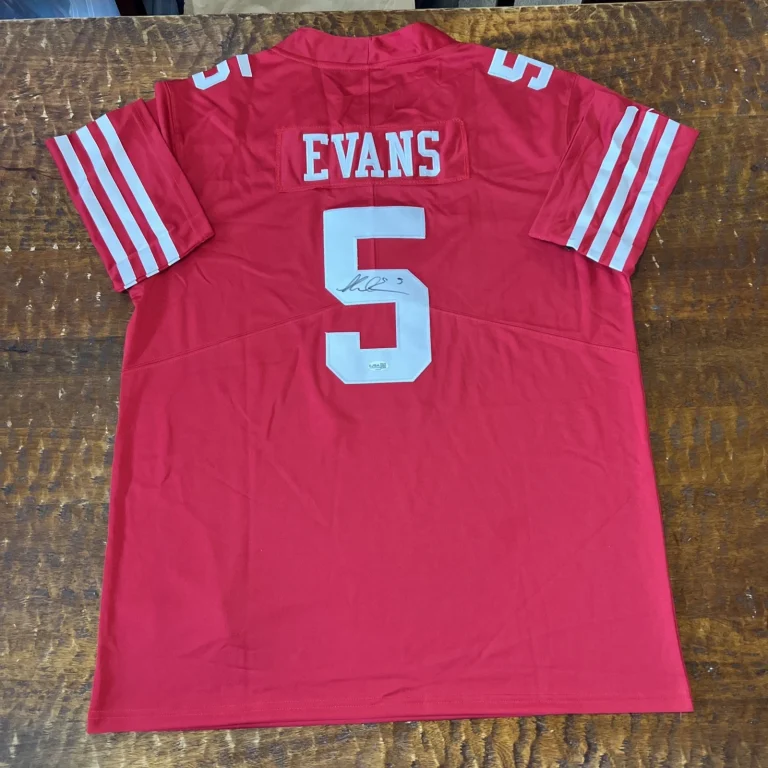 Mike Evans Signed San Francisco 49ers Jersey JSA Coa Autographed