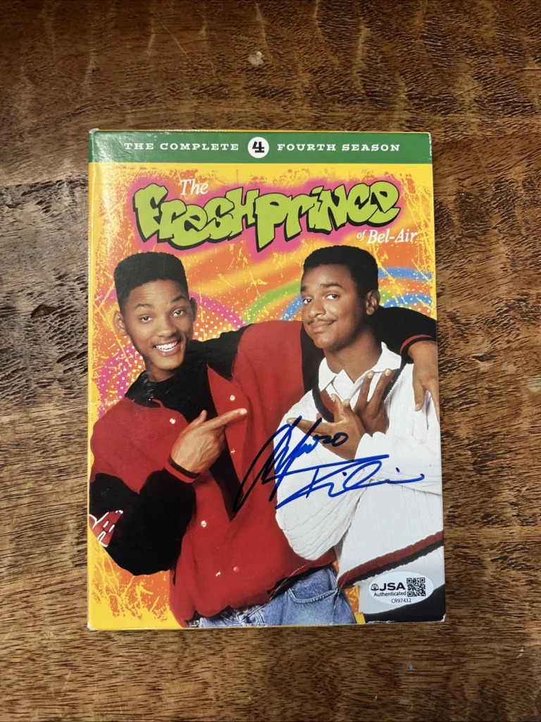 Alfonso Ribeiro Signed Fresh Prince Of Bel-Air DVD JSA Coa Autographed Carlton