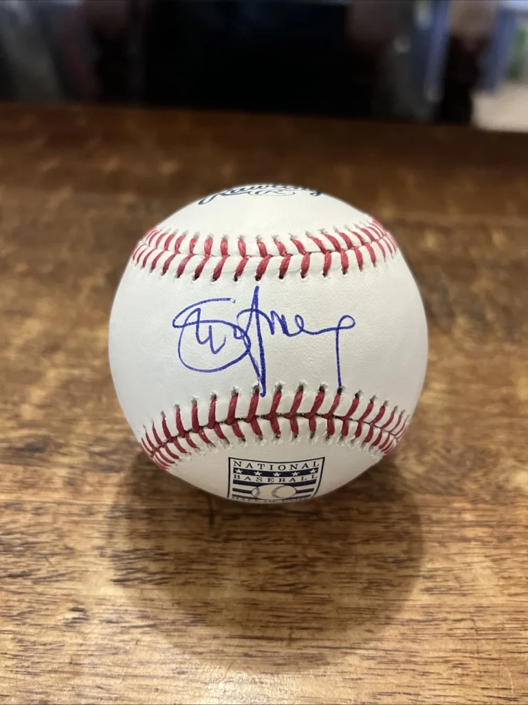 Steve Young Signed Hall Of Fame Baseball JSA Coa 49ers Football Autographed