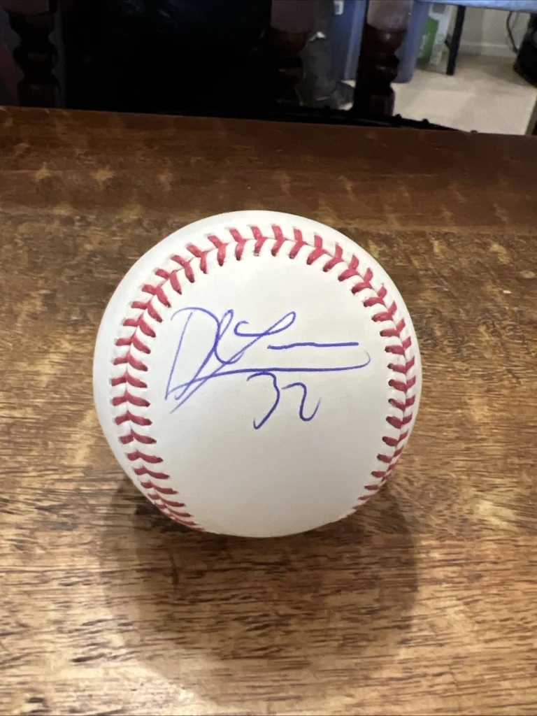 Derek Lowe Signed Official Major League Baseball JSA Coa Autographed Red Sox