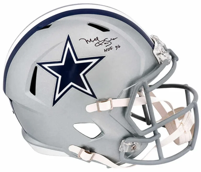 Mel Renfro Signed Cowboys Riddell Full Size Replica Helmet w/HOF -(SCHWARTZ COA)