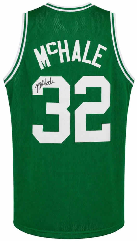 Kevin McHale Signed Green Custom Basketball Jersey - (SCHWARTZ COA)