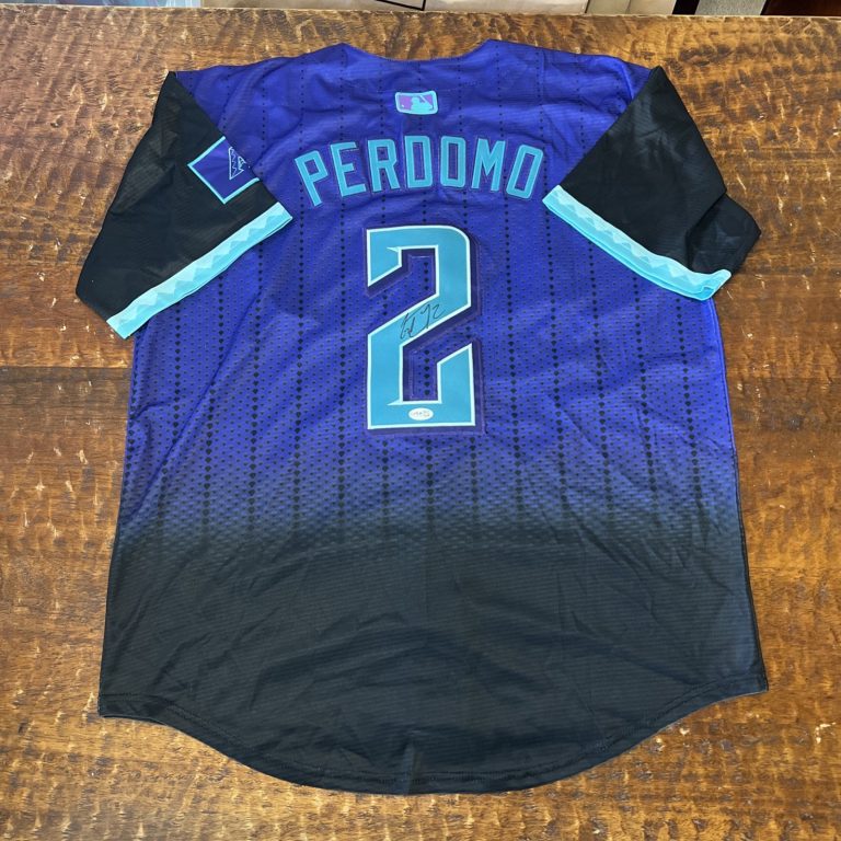 Geraldo Perdomo Signed Arizona Diamondbacks Jersey JSA Coa Autographed