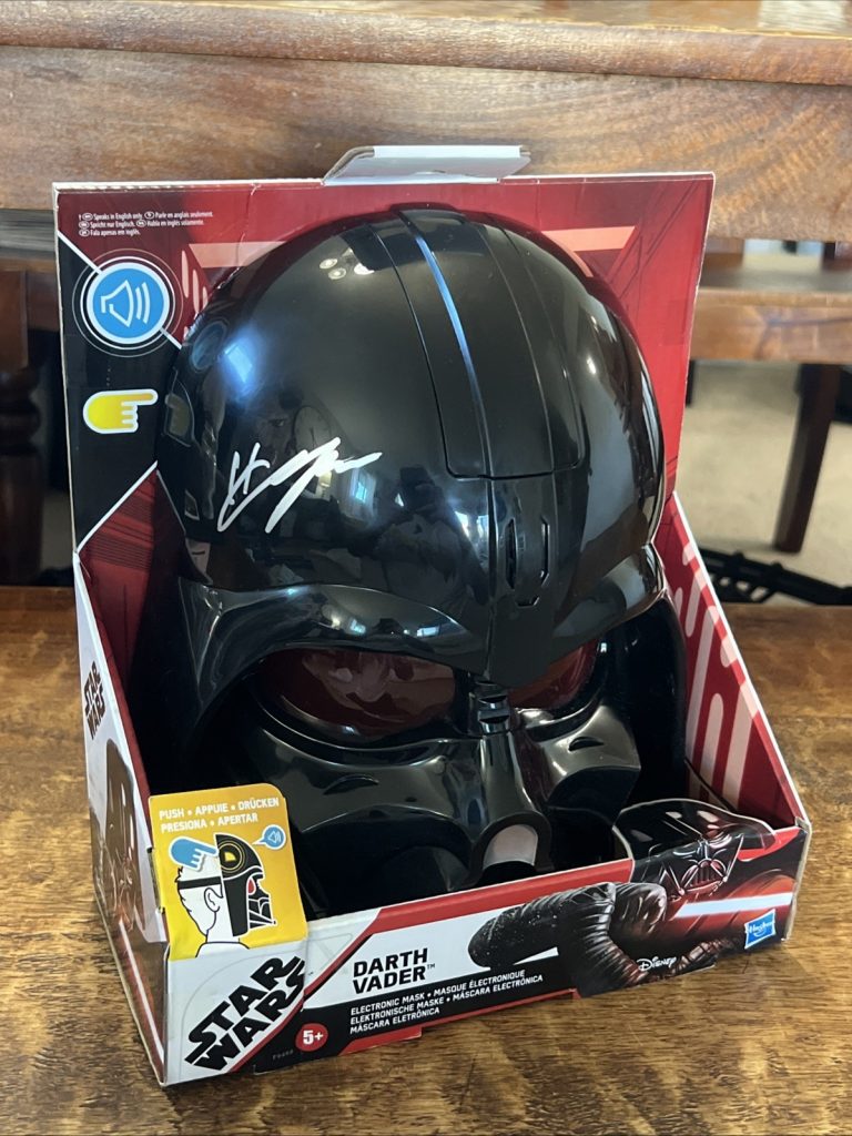 Hayden Christensen Signed Darth Vader Mask JSA Coa Autographed Star Wars