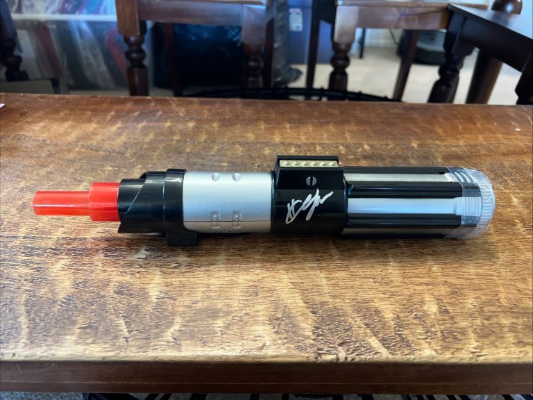 Hayden Christensen Signed Darth Vader Lightsaber JSA Coa Autographed Star Wars