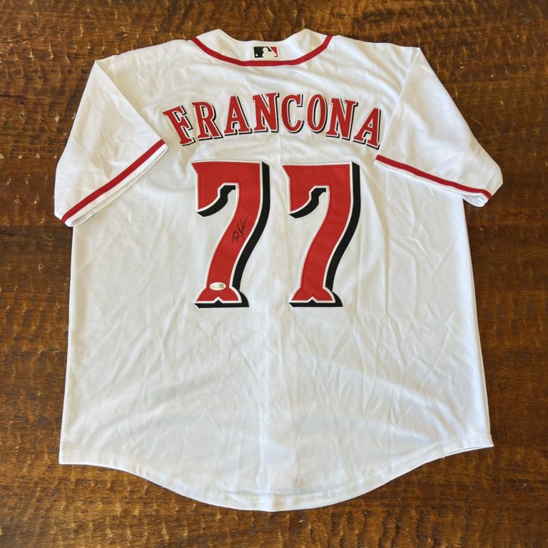 Terry Francona Signed Cincinnati Reds Jersey JSA Coa Autographed