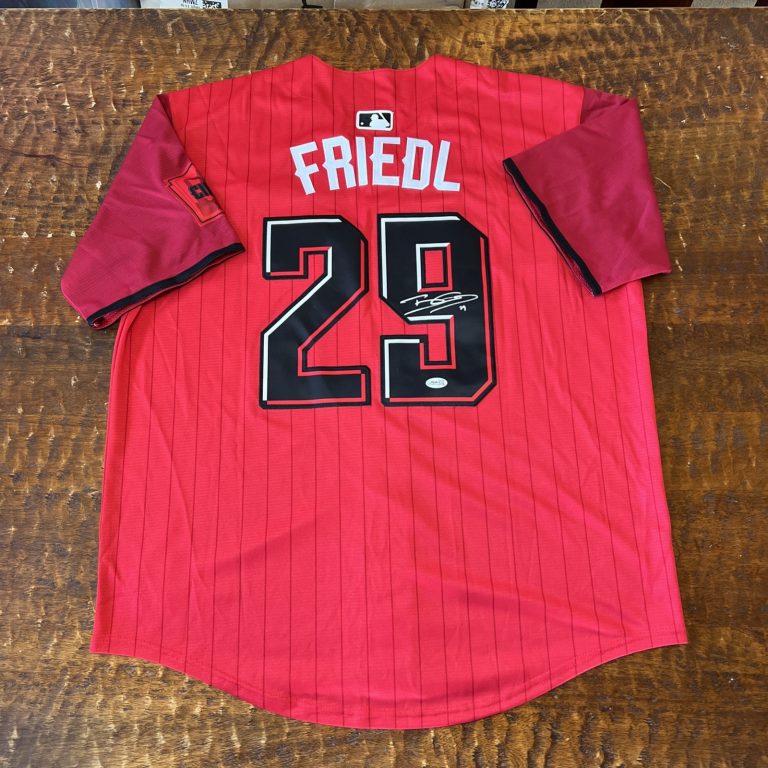 TJ Friedl Signed Cincinnati Reds Jersey JSA Coa Autographed