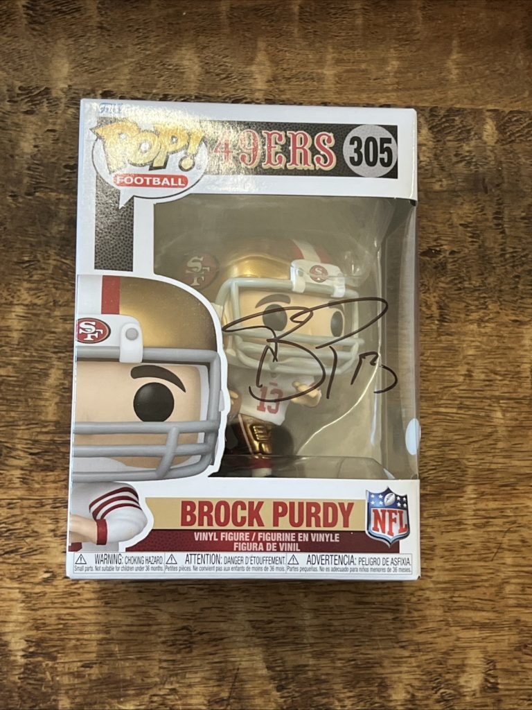 Brock Purdy Signed Funko POP JSA Coa Autographed 49ers