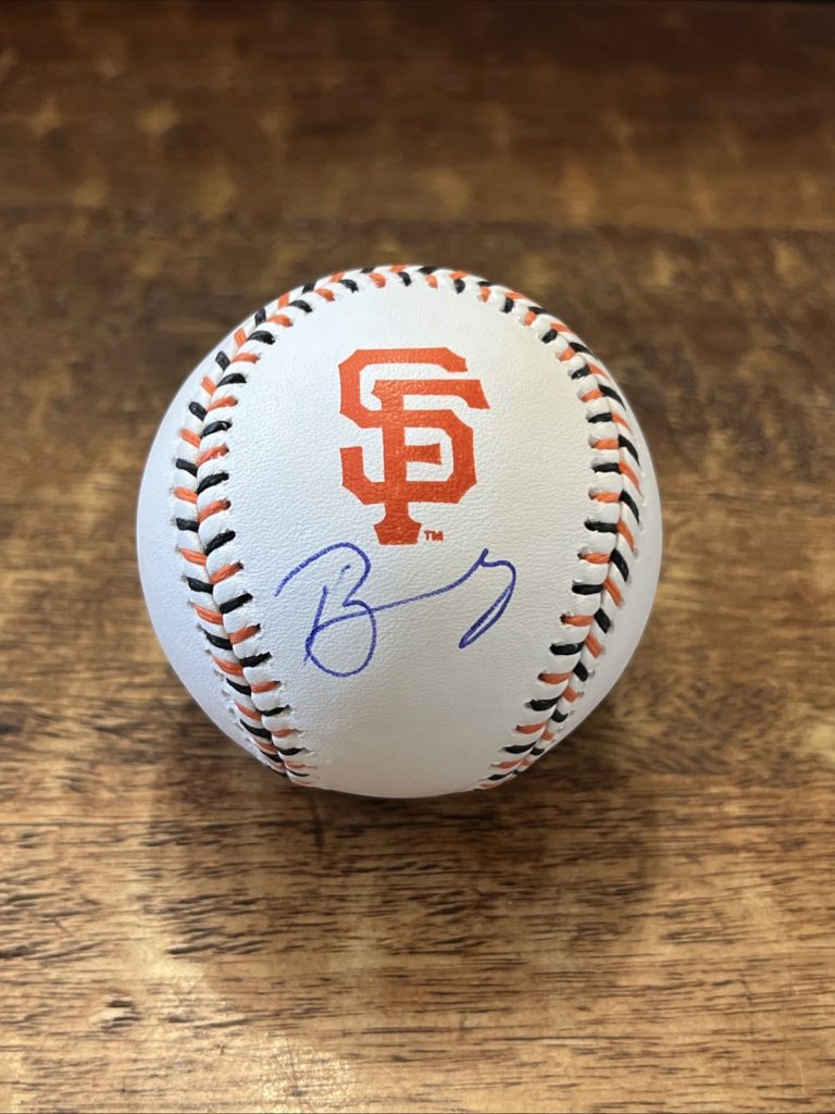 Buster Posey Signed San Francisco Giants Logo Baseball JSA Coa Autographed