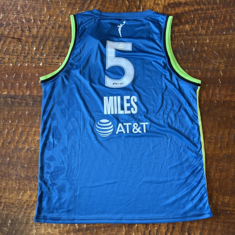 Olivia Miles Signed Minnesota Lynx Jersey JSA Coa Autographed WNBA