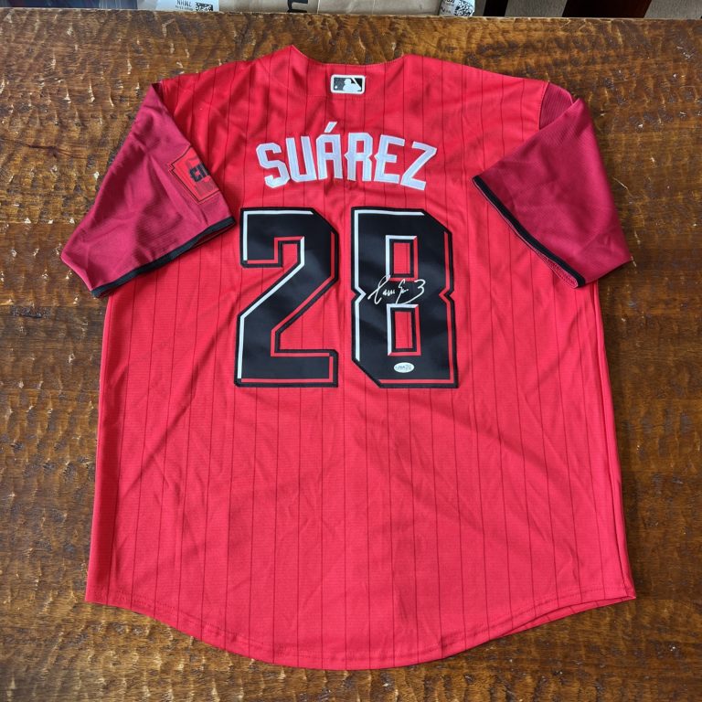 Eugenio Suarez Signed Cincinnati Reds Jersey JSA Coa Autographed