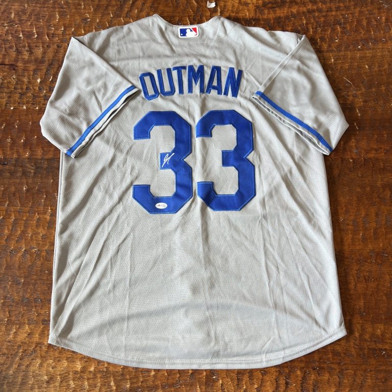 James Outman Signed Los Angeles Dodgers Jersey JSA Coa Autographed