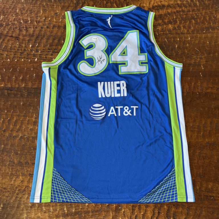 Awak Kuier Signed Dallas Wings Jersey JSA Coa Autographed