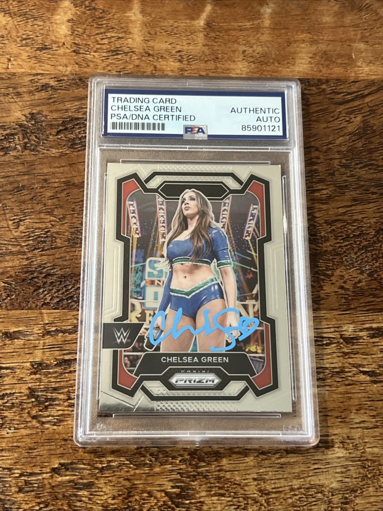 Chelsea Green IP Signed Panini Prizm Card Psa Dna Coa Slab Autographed WWE
