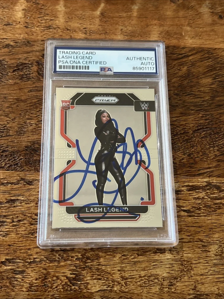 Lash Legend IP Signed Prizm Rookie Card Psa Dna Coa Slab Autographed WWE