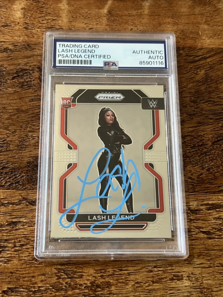 Lash Legend IP Signed Prizm Rookie Card Psa Dna Coa Slab Autographed WWE