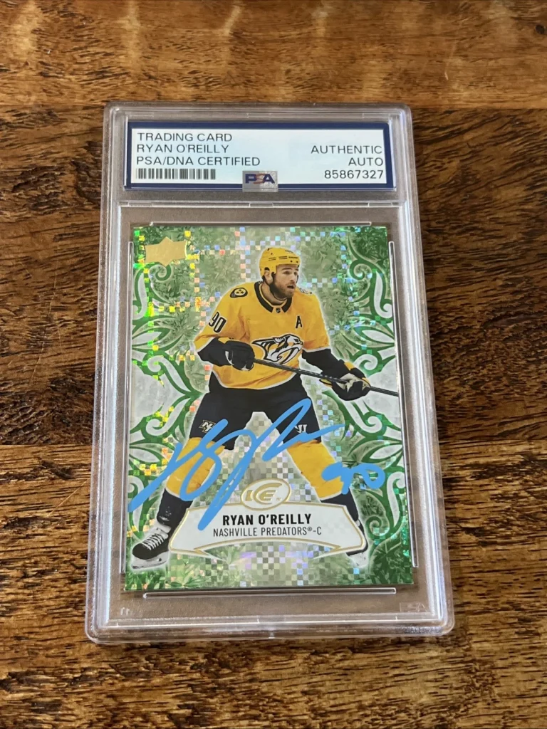 Ryan O'Reilly IP Signed Upper Deck Ice Card PSA DNA Coa Predators Autographed