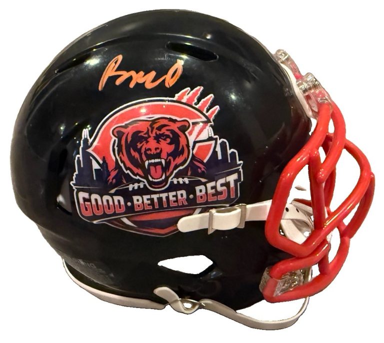 ROME ODUNZE signed (CHICAGO BEARS) Good Better Best Mini helmet JSA CR86615