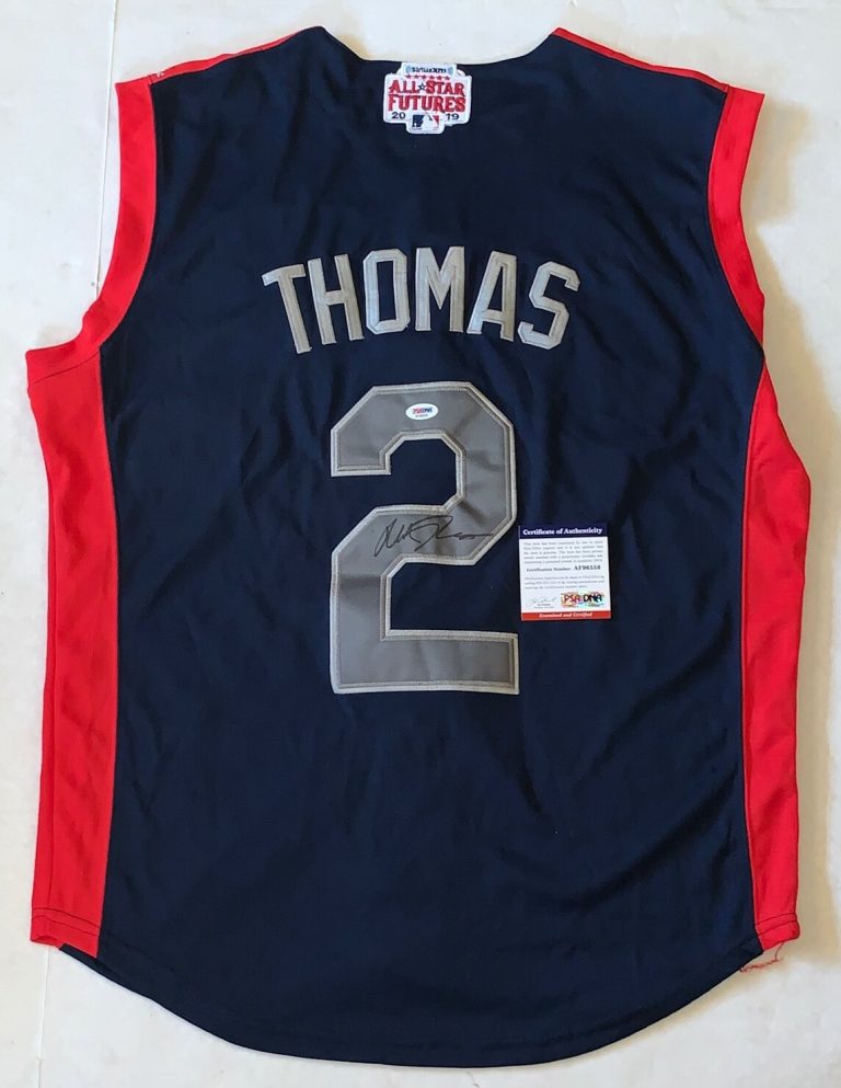 Alek Thomas Arizona Diamondbacks signed 2019 Futures Game jersey PSA/DNA