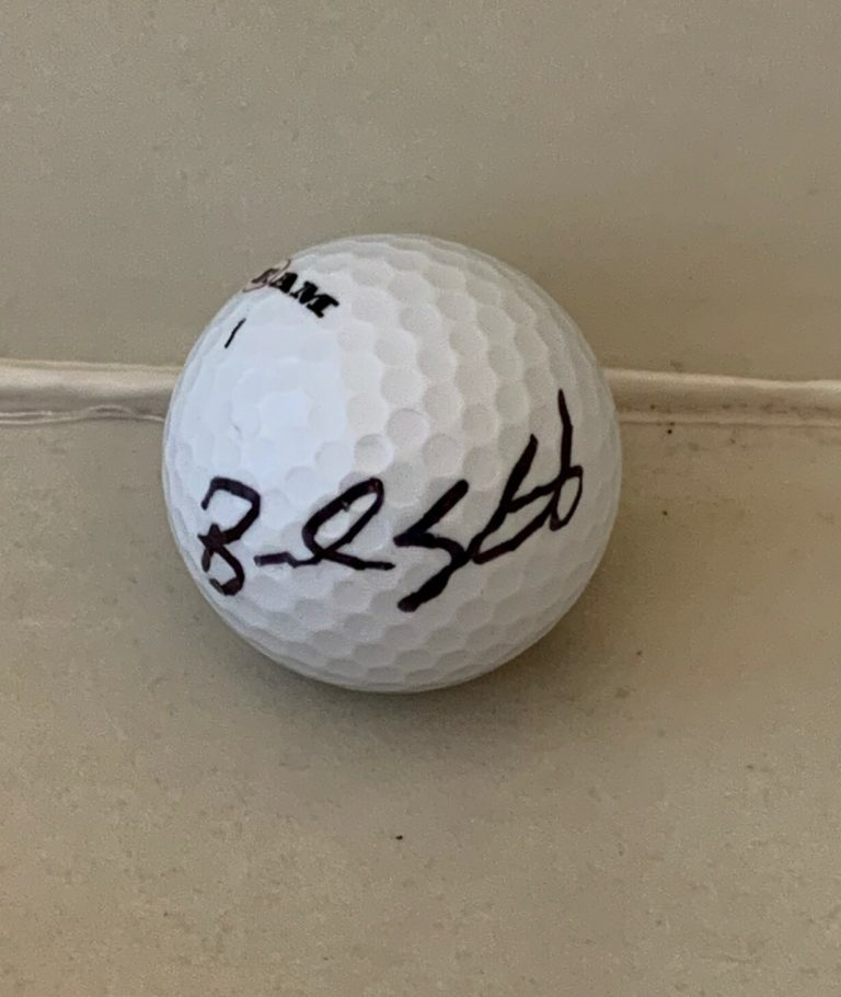 Brendan Steele PGA signed Ram Golf Ball autographed