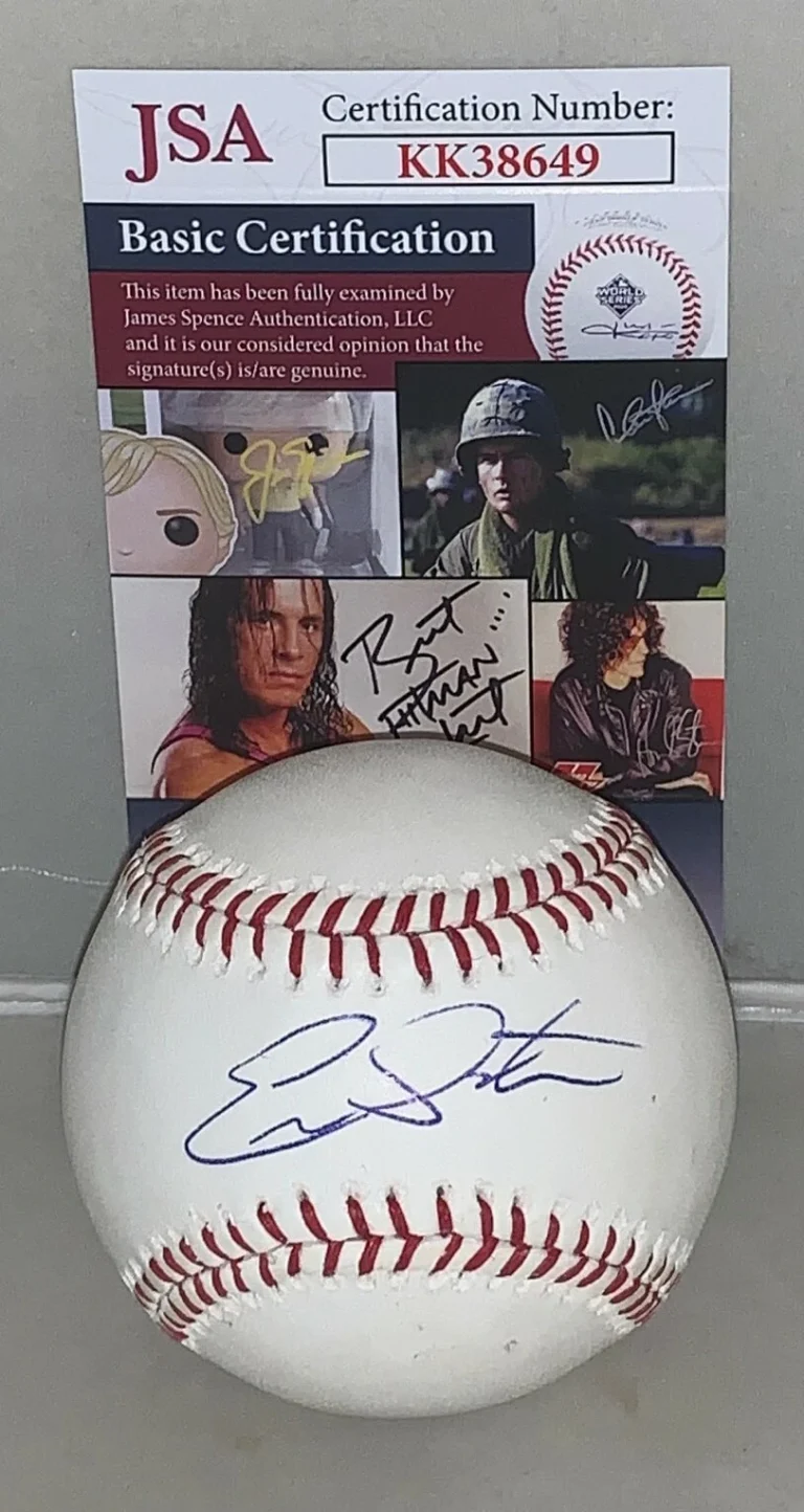 Ervin Santana Minnesota Twins signed MLB baseball ball autographed JSA