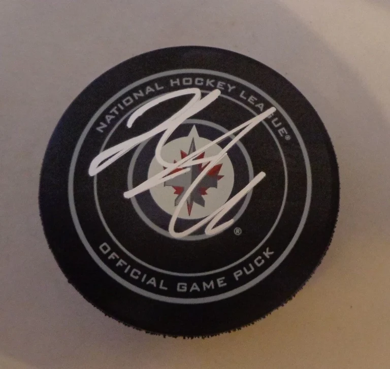 Jacob Trouba signed Winnipeg Jets Official Game Puck autographed