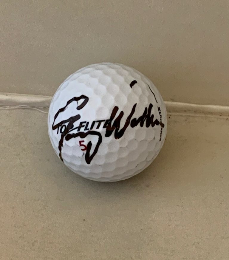 Jimmy Walker PGA signed Top Flite Golf Ball autographed