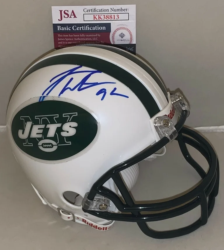 Leonard Williams signed New York Jets mini helmet autographed JSA
