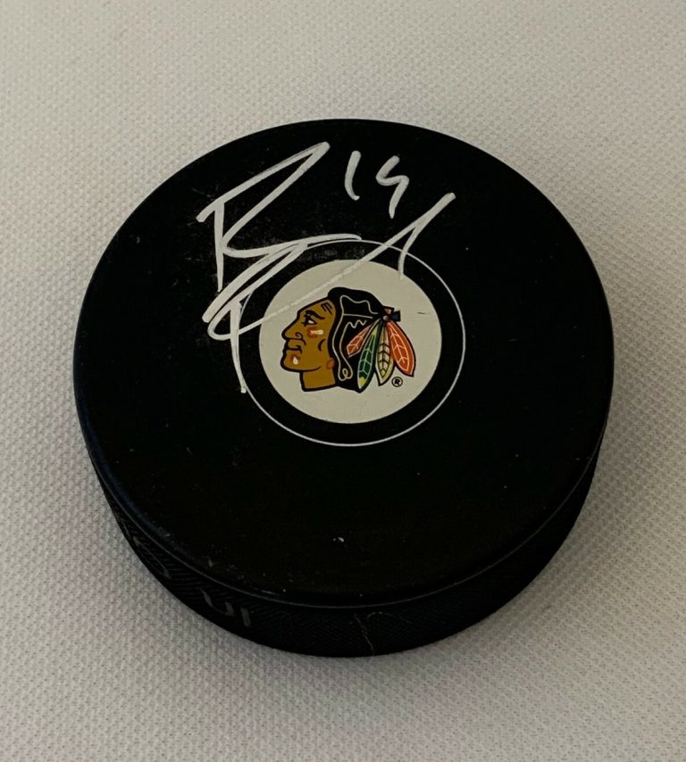 Richard Panik signed Chicago Blackhawks Puck autographed Hawks