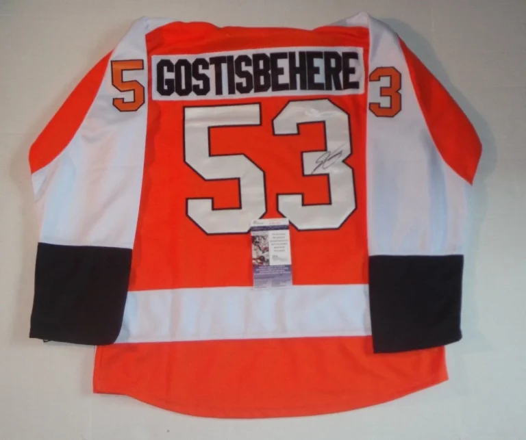 Shayne Gostisbehere signed Philadelphia Flyers jersey autographed JSA 2