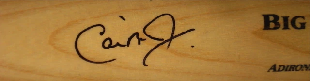 CAL RIPKEN JR AUTOGRAPHED BAT (ORIOLES) W/ PROOF!