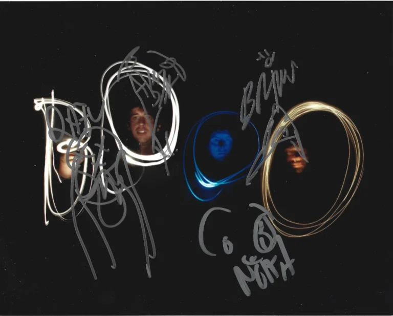 Animal Collective band SIGNED Photo #2 COA Autograph Avey Panda Geologist Deakin