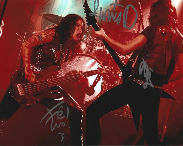 Crypta band REAL hand SIGNED 8x10