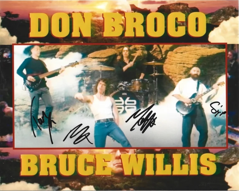 Don Broco band REAL hand SIGNED 8x10