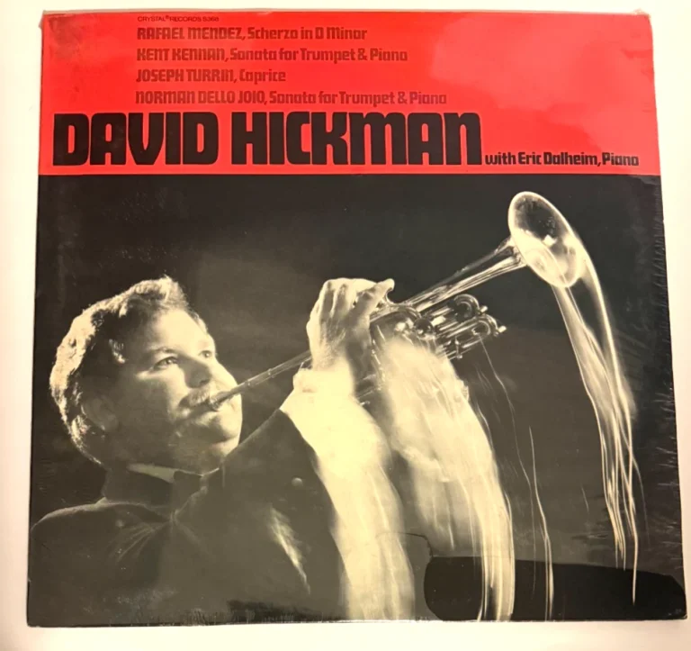 David Hickman Trumpet Eric Dalheim Piano Vinyl LP Crystal S368 Mendez SEALED