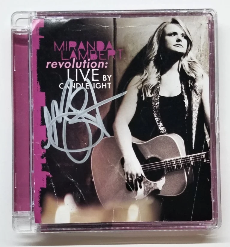 Miranda Lambert SIGNED Revolution Live by Candlelight DVD JSA COA Autographed
